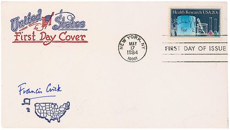 Lot #181 DNA: Watson and Crick First Day Covers - Image 1