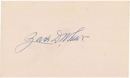 Lot #1588 Casey Stengel and Zack Wheat Signatures - Image 2