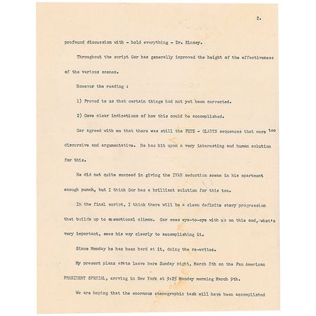 Lot #1068 George Cukor - Image 2