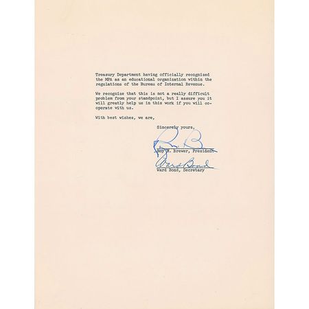 Lot #1054 Ward Bond Typed Letter Signed - Image 2