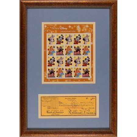 Lot #687 Walt Disney Check - Image 1