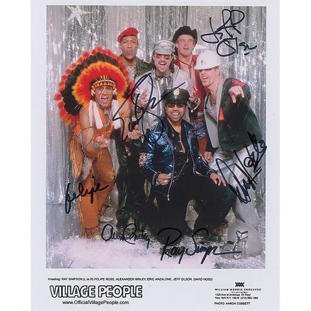 Lot #1037 Village People Signed Photographs - Image 2