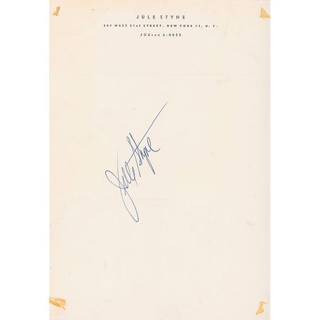 Lot #1027 Jule Styne Group Lot - Image 1