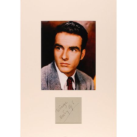 Lot #1339 Montgomery Clift Signature - Image 1