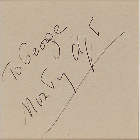 Lot #1339 Montgomery Clift Signature - Image 2