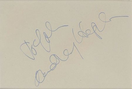 Lot #1355 Audrey Hepburn Signature - Image 2