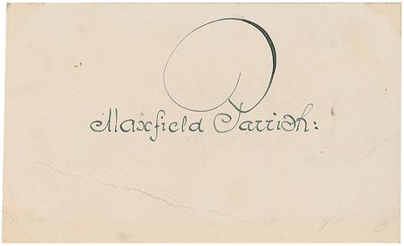 Lot #637 Maxfield Parrish: “My work is done exclusively in oil colors, but in a rather queer, very old fashioned technique” - Image 2