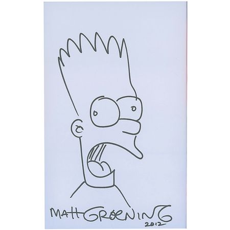 Lot #695 Matt Groening Book - Image 1