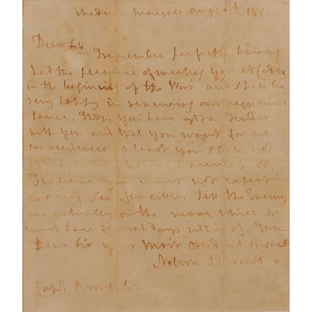 Lot #447 Horatio Nelson: Britain’s most famous seaman prepares for battle with Napoleon: “I believe you must not expect many Sea fencibles till the Enemy are actually on the move which we must have several days notice” - Image 2