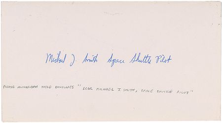Lot #489 Challenger: A superlative and unusual set of crew signatures - Image 1