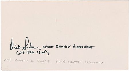 Lot #489 Challenger: A superlative and unusual set of crew signatures - Image 2