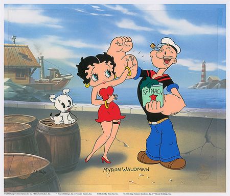 Lot #716 Myron Waldman Animation Cel - Image 1