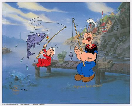 Lot #718 Myron Waldman Animation Cel - Image 1