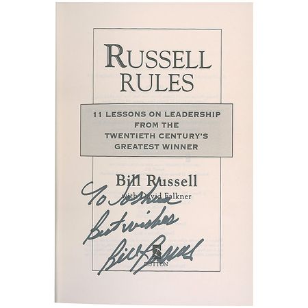 Lot #1579 Bill Russell - Image 1