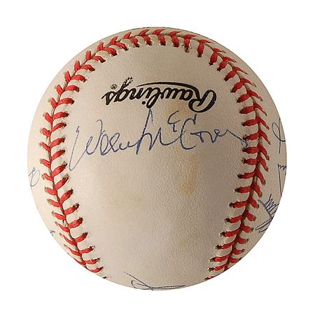 Lot #1412 Baseball: 500 Home Run Club Baseball - Image 1