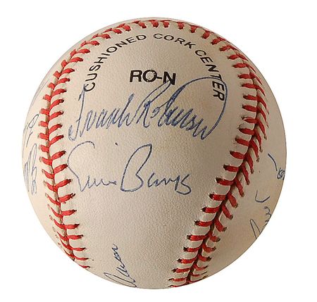 Lot #1412 Baseball: 500 Home Run Club Baseball - Image 3