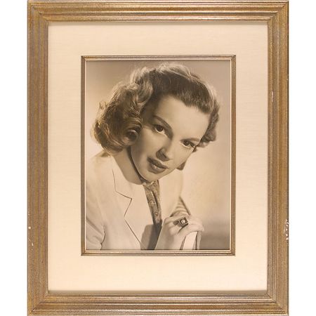 Lot #1079 Judy Garland:  Beautiful oversized photo: ?Stay with me baby?I love you? - Image 1