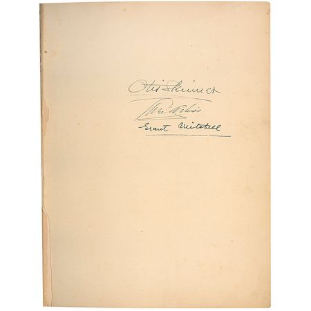Lot #1043 George Arliss, Otis Skinner, and Grant Mitchell - Image 1