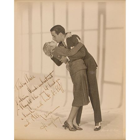 Lot #1053 Humphrey Bogart: Enthrallingly young Bogart photo from the 1932 film Love Affair - Image 1
