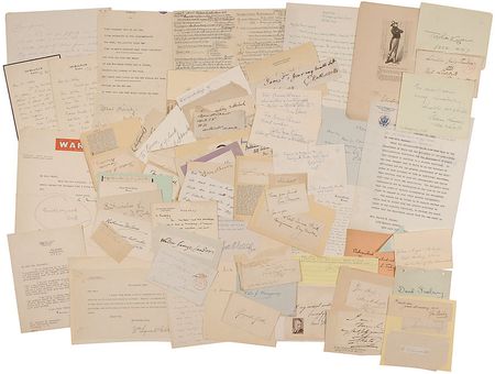 Lot #286 Notables: Tremendous collection of authors, scientists, politicians, and other notables - Image 2