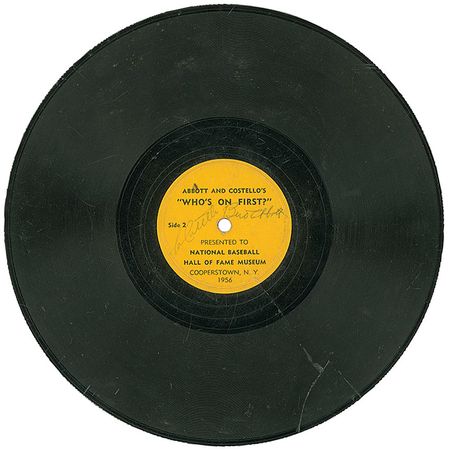 Lot #1041 Abbott and Costello: Abbott and Costello sign Who’s on First - Image 1