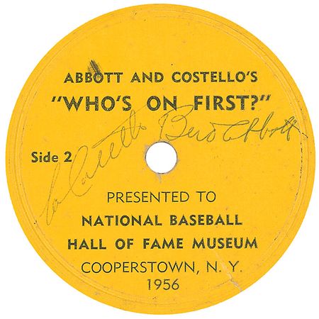 Lot #1041 Abbott and Costello: Abbott and Costello sign Who’s on First - Image 3