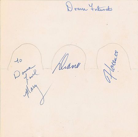 Lot #1029 The Supremes Promotional Stand-Up - Image 1