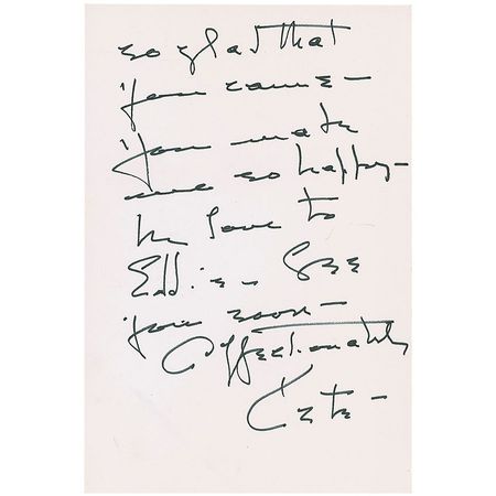 Lot #1088 Katharine Hepburn Handwritten Letter Signed - Image 2