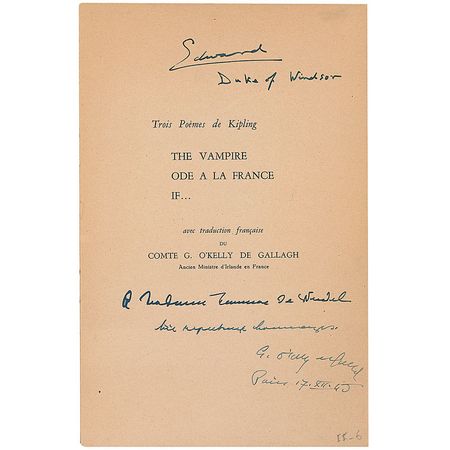 Lot #198 Edward, Duke of Windsor - Image 2