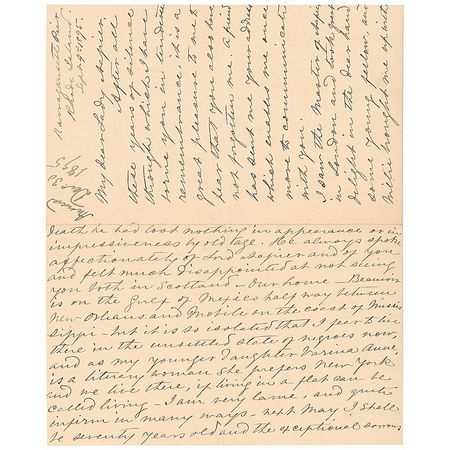 Lot #165 Varina Davis: Mourning the loss of her husband and children the ?First Lady of the Confederacy? finds solace in Tennyson - Image 4