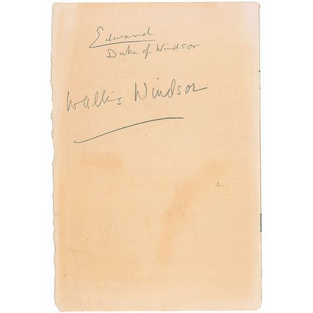 Lot #366 Duke and Duchess of Windsor Program - Image 2
