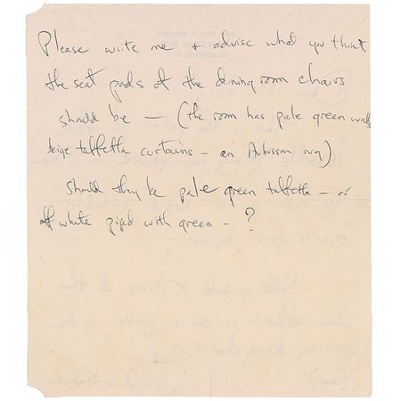 Lot #62 Jacqueline Kennedy Handwritten Letter Signed - Image 2