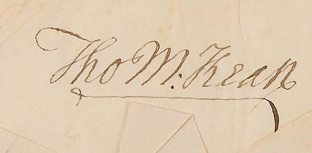 Lot #172 Declaration of Independence: Thomas McKean Signed Document - Image 2