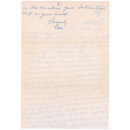Lot #1132 Three Stooges: Moe Howard Typed Letter Signed - Image 2
