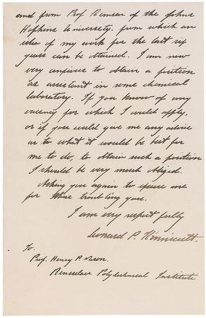 Lot #262 Leonard Parker Kinnicutt - Image 1