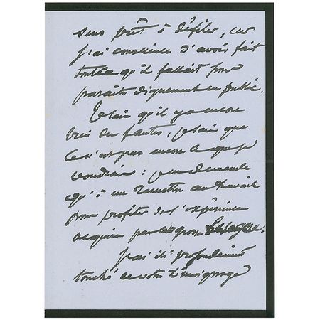 Lot #565 Edouard Detaille Handwritten Letter Signed - Image 2