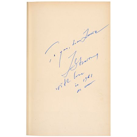 Lot #800 Igor Stravinsky Book - Image 1