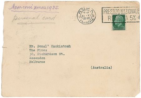 Lot #269 Guglielmo Marconi Signature - Image 2