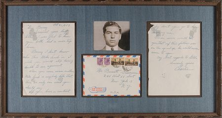 Lot #118 Lucky Luciano Letter - Image 1