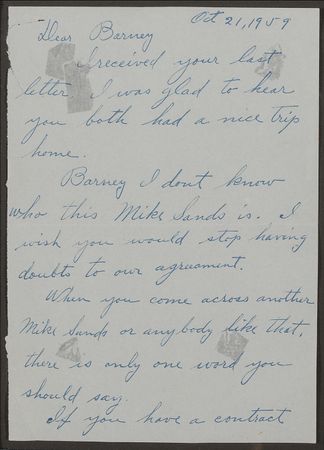 Lot #118 Lucky Luciano Letter - Image 3