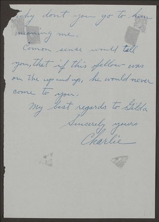 Lot #118 Lucky Luciano Letter - Image 4