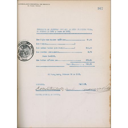 Lot #18 Francisco ‘Pancho’ Villa - Image 1