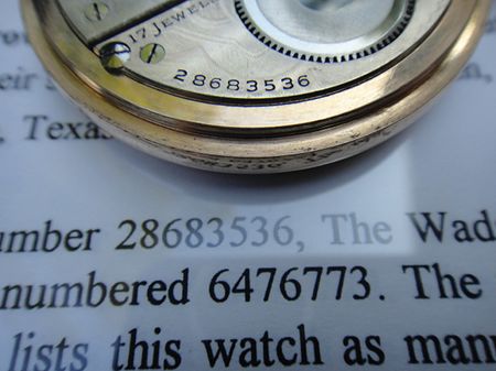 Lot #27 Clyde Barrow Pocket Watch - Image 3