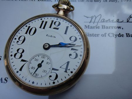 Lot #27 Clyde Barrow Pocket Watch - Image 10