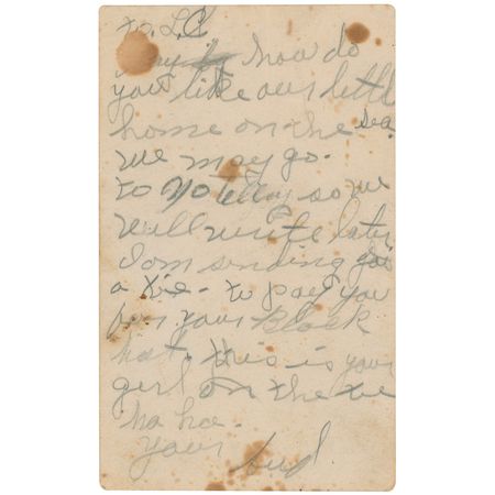 Lot #54 Clyde Barrow Hideout Letter - Image 1