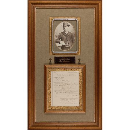 Lot #5 Bat Masterson Dodge City Summons - Image 1