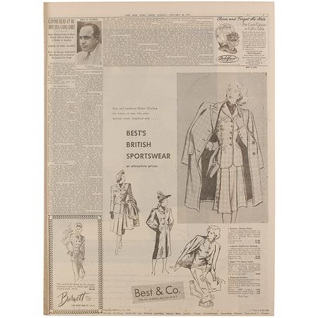 Lot #104 Al Capone Newspaper - Image 2