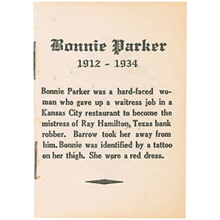 Lot #77 Bonnie and Clyde 1968 Miniature Book - Image 2