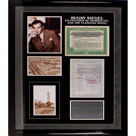 Lot #124  Bugsy Siegel Stock Certificate - Image 1