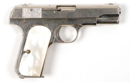Lot #47  Clyde Barrow Pearl Handle Gun - Image 2